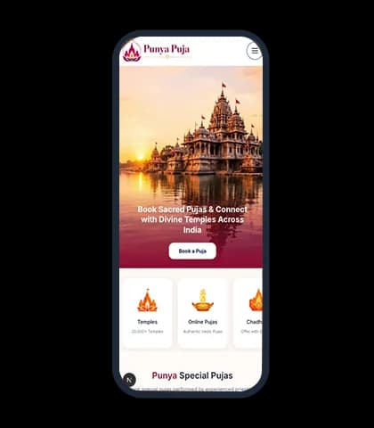 Sidhha Puja mobile app preview